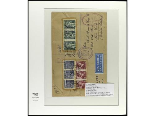✉ ESPAÑA. 1936-49. ESTADO ESPAÑOL. Conjunto de 27 cartas con