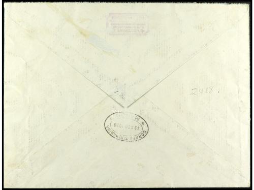 ✉ ESPAÑA. Ed. 781. 1938. BARCELONA a BÉLGICA. H.B. en carta,