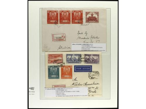 ✉ ESPAÑA. CONGRESO UNIÓN POSTAL PANAMERICANA. Conjunto de 14