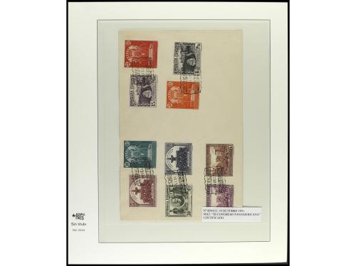 ✉ ESPAÑA. CONGRESO UNIÓN POSTAL PANAMERICANA. Conjunto de 14