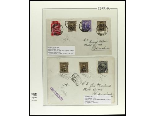 ✉ ESPAÑA. ASOCIACIÓN DE LA PRENSA. Conjunto de 12 cartas con