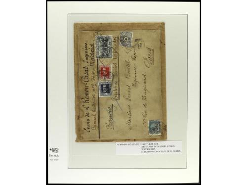 ✉ ESPAÑA. REPÚBLICA GUERRA CIVIL. Conjunto de 9 cartas circu