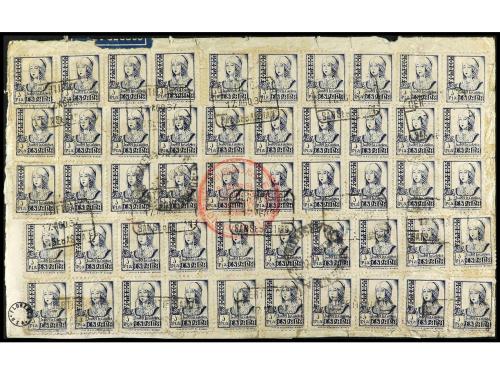 ✉ ESPAÑA. Ed. 828 (92). 1937. SAN SEBASTIÁN a ARGENTINA. Sob