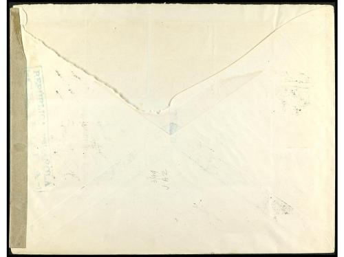 ✉ ESPAÑA. Ed. 773/74 (10). 1938. BARCELONA a BRUSELAS. Espec