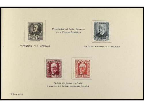 ✉ ESPAÑA. 1931. ALBUM OFICIAL DEL III CONGRESO C.U.P.P. real