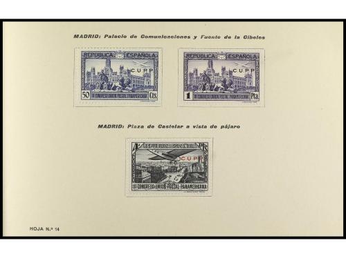✉ ESPAÑA. 1931. ALBUM OFICIAL DEL III CONGRESO C.U.P.P. real