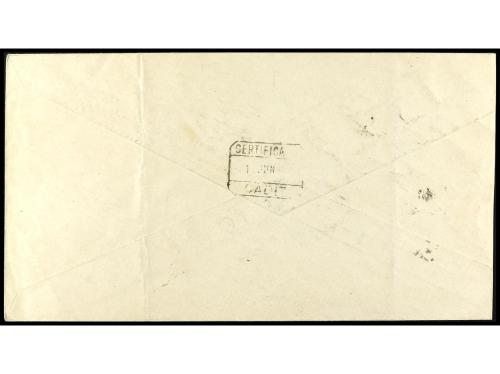 ✉ ESPAÑA. Ed. 517cc. 1930. SEVILLA a CÁDIZ. 5 cts. verde oli