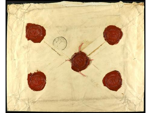 ✉ MARRUECOS. 1918-19. Conjunto de cinco sobres circulados po