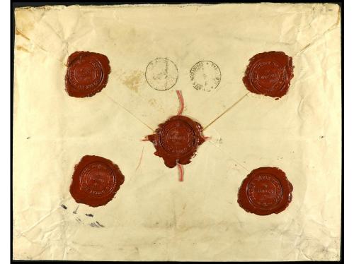 ✉ MARRUECOS. 1918-19. Conjunto de cinco sobres circulados po