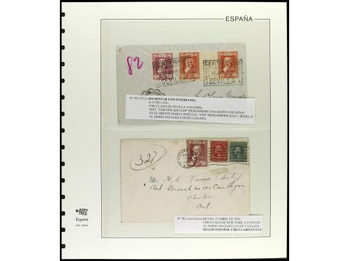 ✉ ESPAÑA. Ed. 499/516. 1930. GOYA CORREO. Conjunto de 36 car