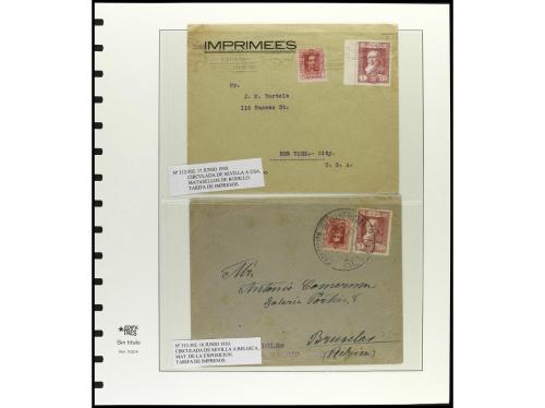 ✉ ESPAÑA. Ed. 499/516. 1930. GOYA CORREO. Conjunto de 36 car