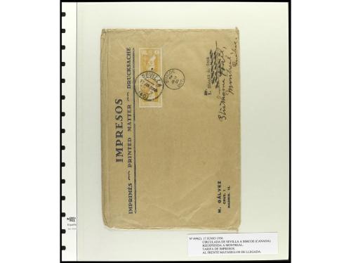 ✉ ESPAÑA. Ed. 499/516. 1930. GOYA CORREO. Conjunto de 36 car