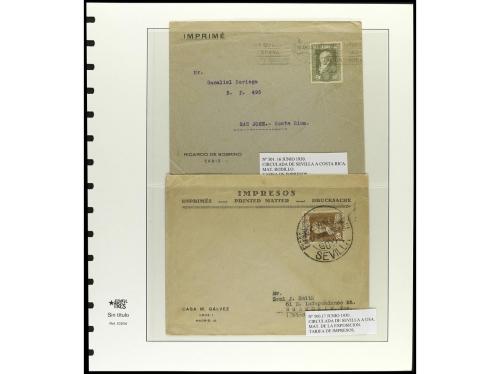 ✉ ESPAÑA. Ed. 499/516. 1930. GOYA CORREO. Conjunto de 36 car