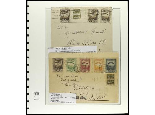 ✉ ESPAÑA. Ed. 636/54. 1931. MONTSERRAT. Conjunto de 26 carta