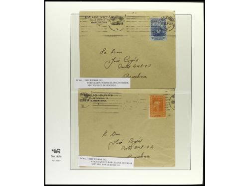 ✉ ESPAÑA. Ed. 636/54. 1931. MONTSERRAT. Conjunto de 26 carta