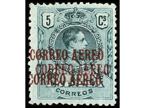 ** ESPAÑA. Ed. 292/4hh y 292hhh. 5 cts. a. 25 cts. con HABIL