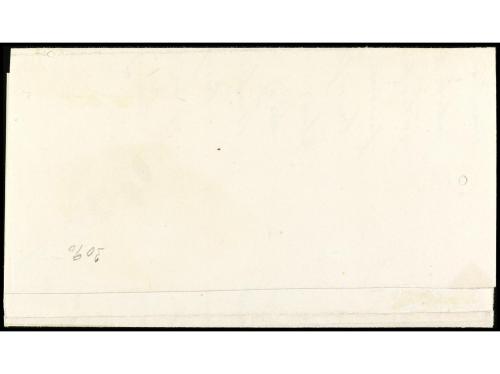 ✉ SUIZA. Yv. 14, Zu. 15II. 1850. Envuelta a WITTENBACH. 5 Rp