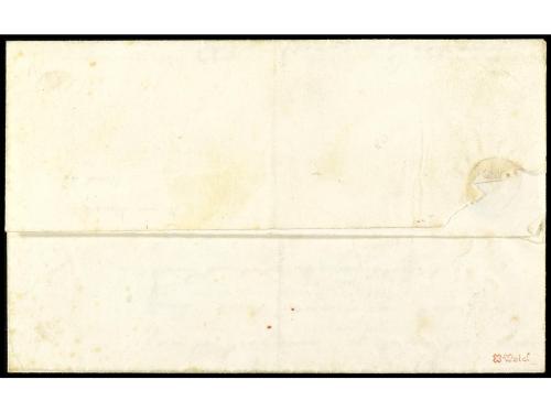 ✉ SUIZA. Yv. 2, Zu. 5. 1846. 5 c. "águila pequeña", en sobre