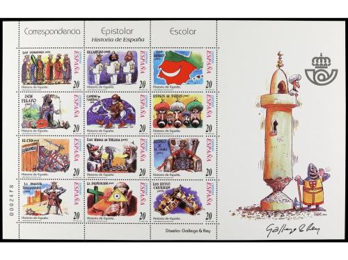 ** ESPAÑA. Ed. 3732/55. HISTORIA DE ESPAÑA. Juego de dos min