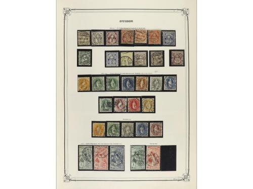 SUIZA. Colección en álbum Yvert de 1862 a 1989 muy completa 