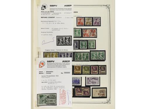 SUIZA. Colección en álbum Yvert de 1862 a 1989 muy completa 