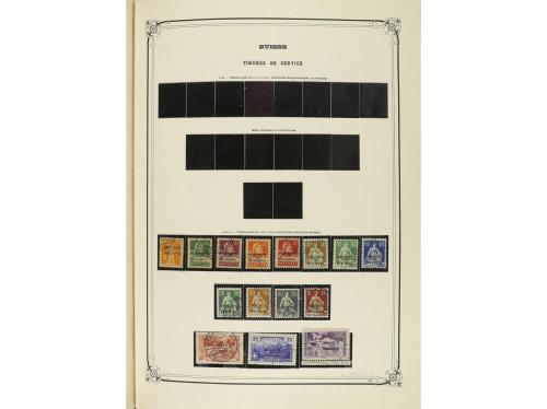 SUIZA. Colección en álbum Yvert de 1862 a 1989 muy completa 