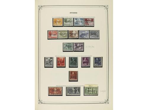 SUIZA. Colección en álbum Yvert de 1862 a 1989 muy completa 