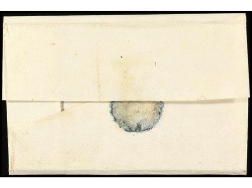✉ ESPAÑA: PREFILATELIA. (1830 ca.). Envuelta circulada de ME
