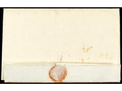✉ ESPAÑA: PREFILATELIA. (1840 ca.). TARIFA a LOS BARRIOS. Ca