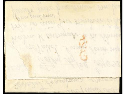 ✉ ESPAÑA: PREFILATELIA. 1832. YEPES a TOLEDO. Marca CA. LA N