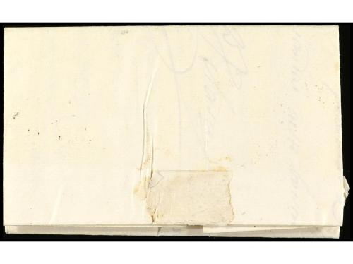 ✉ ESPAÑA: PREFILATELIA. 1826. FORTOLIS a MADRID. Marca CA.VA