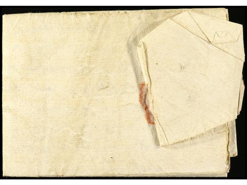 ✉ ESPAÑA: PREFILATELIA. 1598. Sobrescrito de BURGOS a VAL DE