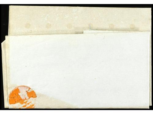 ✉ ESPAÑA: PREFILATELIA. 1840. OLOT a BARCELONA. Marca OLOT/3
