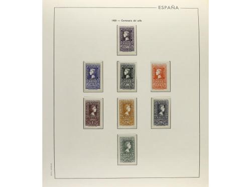 ESPAÑA. Colección en 6 álbumes de 1950 a 2010 completa excep