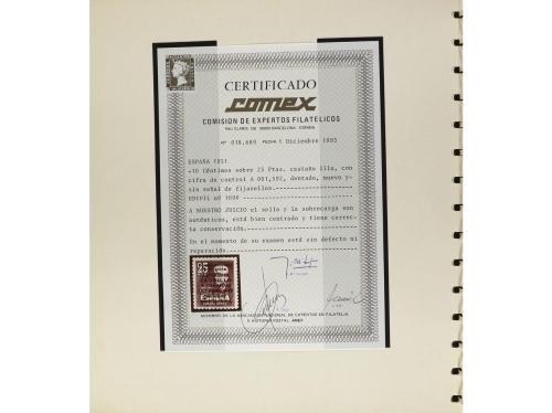 ESPAÑA. Colección en 6 álbumes de 1950 a 2010 completa excep