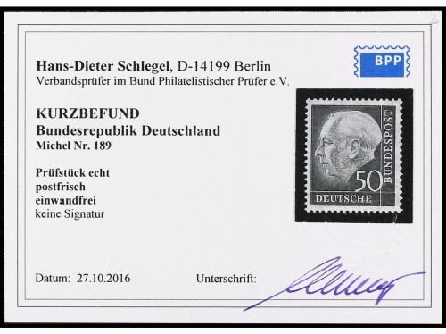 ** ALEMANIA OCCIDENTAL. Yv. 62A/72B. SERIE COMPLETA, 20 valo