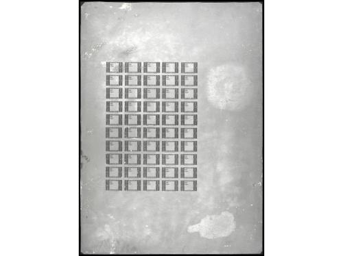 ESPAÑA. BENEFICENCIA. PLANCHAS LITOGRÁFICAS. Conjunto de 4 p