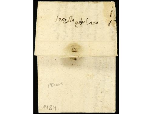 ✉ EGIPTO. 1484 (16 octubre). DAMIETTA a TRÍPOLI (Siria). Car