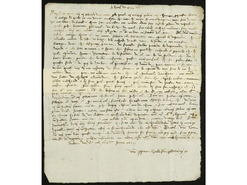 ✉ ITALIA. 1528 (31 enero). VENEZIA a ZANTE (Colonia venezian