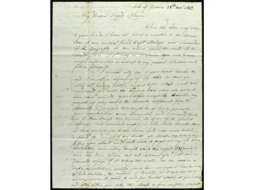 ✉ MAURICIO. 1803 (28 noviembre). ISLE DE FRANCE a TENERIFE (