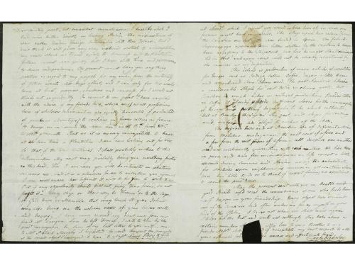 ✉ MAURICIO. 1803 (28 noviembre). ISLE DE FRANCE a TENERIFE (