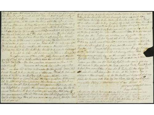 ✉ CANADA. 1795 (13 febrero). TROIS RIVIERES (Canadá) a NORFO