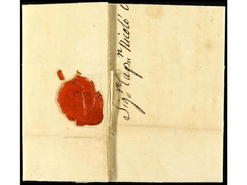 ✉ INDIA. 1792 (24 enero). CALCUTA a GÉNOVA (Italia). Carta c