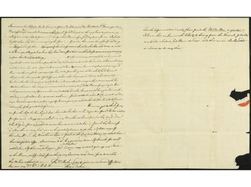 ✉ NICARAGUA. 1789. GREY TOWN (Nicaragua) a NANTES (Francia).