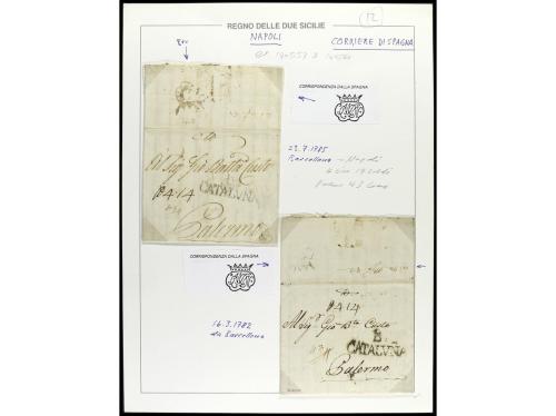 ✉ ITALIA ANTIGUOS ESTADOS: DOS SICILIAS - NAPOLES. 1776-98. 