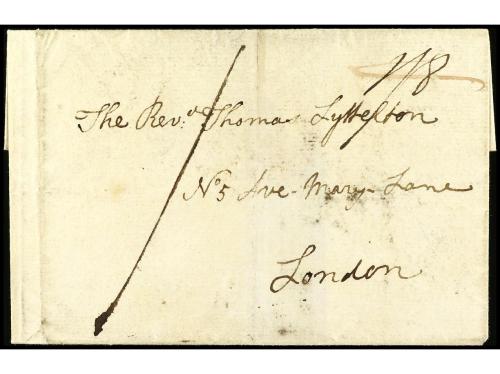 ✉ CANADA. 1798. HALIFAX (Nova Scotia) a LONDON. Envuelta sin