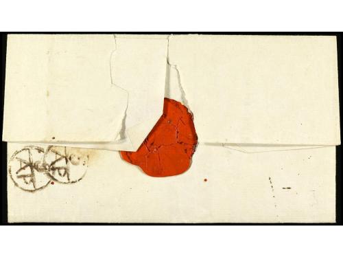 ✉ JAMAICA. 1786. GRAN BRETAÑA a JAMAICA. Envuelta sin texto,