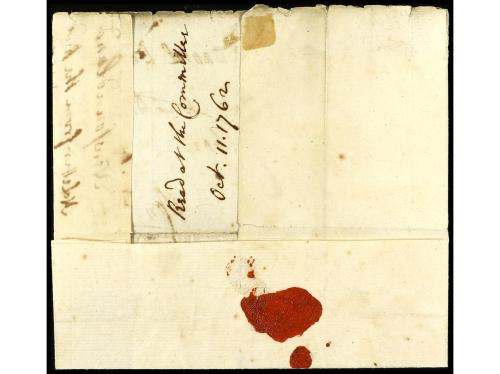 ✉ CANADA. 1762 (13 julio). ST. JOHNS (New Foundland) a LONDR