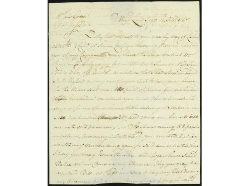 ✉ CANADA. 1767 (10 octubre). FOGO (New Founland) a ROSS (Irl