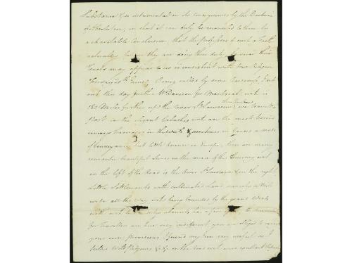 ✉ CANADA. 1777. QUEBEC (14 junio). QUEBEC a LONDON. Carta co
